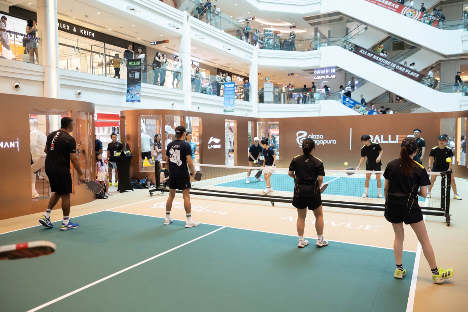 Rallies™ corporate pickleball tournament at Plaza Singapura — by Elitez Events